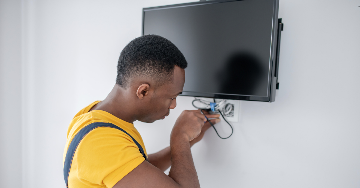 Fixing TV cable connections